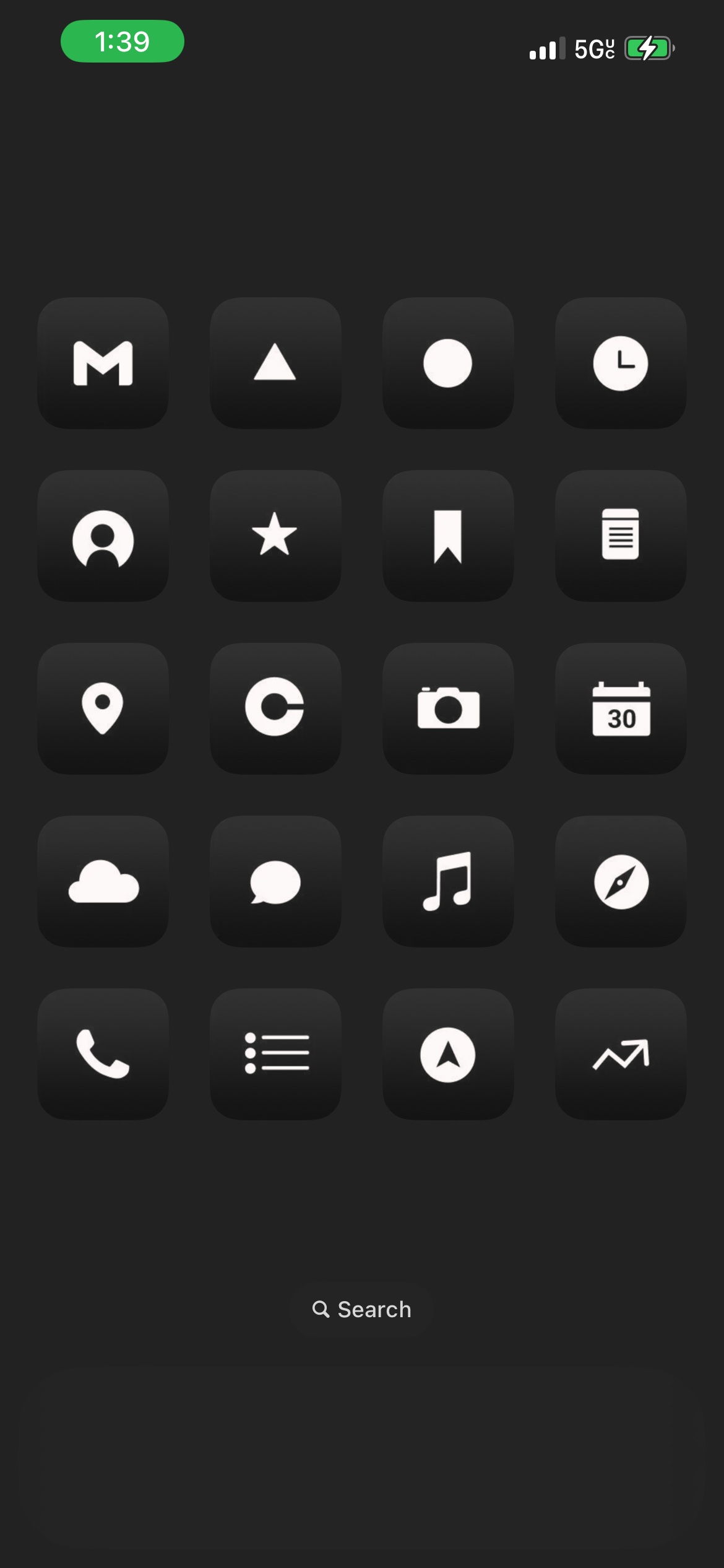 Minimalist Home Screen